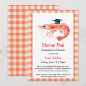 Graduation Party Shrimp Boil Invitation (Devant / Derrière)