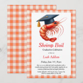 Graduation Party Shrimp Boil Invitation (Devant / Derrière)
