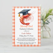 Graduation Party Shrimp Boil Invitation (Debout devant)