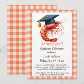 Graduation Party Shrimp Boil Invitation (Devant / Derrière)