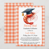 Graduation Party Shrimp Boil Invitation (Devant / Derrière)