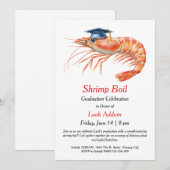 Graduation Party Shrimp Boil Invitation (Devant / Derrière)