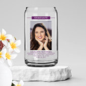 Graduation Party Simple moderne Script Photo viole