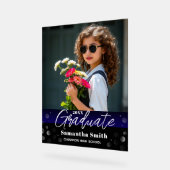 Graduation Party Welcome Table Acrylic Sign (Angle)