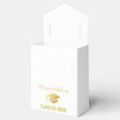 Graduation Party Wit en Goud Bedankdoosjes (Geopend)