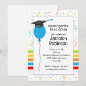 Graduation Pary Invitation de la maternelle (Devant / Derrière)