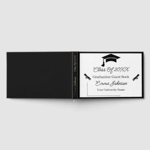 Graduation Personnalisable Noir Et Blanc
