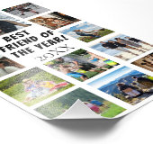 Graduation personnalisée 13 Photo Collage Poster (Coin)