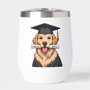 Graduation personnalisée mignon Golden Retriever C