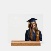 Graduation personnalisée Photo Laurel Wreath (Recto)