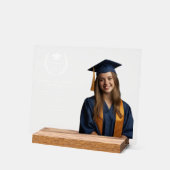 Graduation personnalisée Photo Laurel Wreath (Angle)