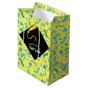 Graduation personnalisée Sac cadeau moyen
