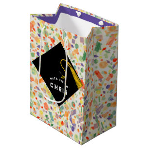 Graduation personnalisée Sac cadeau moyen