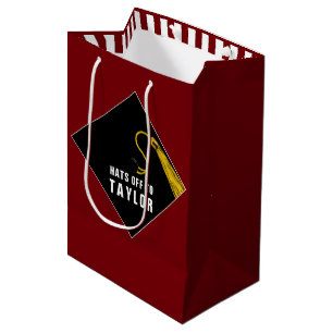 Graduation personnalisée Sac cadeau moyen
