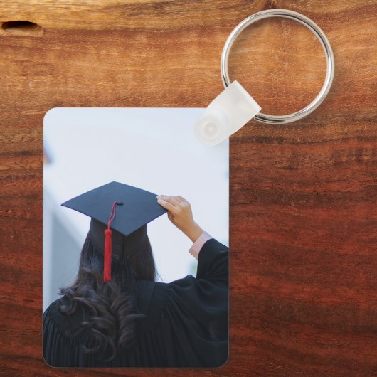 Graduation Photo Keychain (Achterkant)