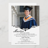Graduation Photo Mantle Invitation (Devant / Derrière)