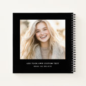 Graduation photo moderne nom année livre d'or (Dos)