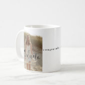 Graduation Photo Mug Personalized - Congratulation (Devant gauche)