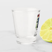 Graduation photo name year class university simple shot glas (Links)