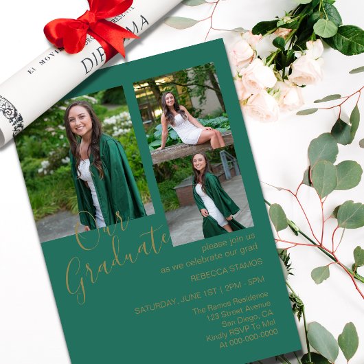 Graduation Photo Party Invitation