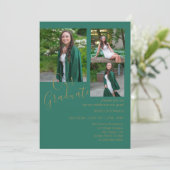 Graduation Photo Party Invitation (Debout devant)