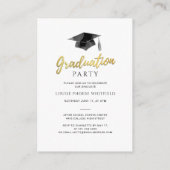 Graduation Photo Script Modern Party Invitation (Dos)