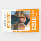 Graduation Photo Vinyl Bannière Décoration (Horizontal)