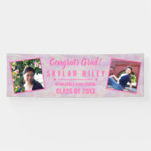 Graduation Pink Opal 2 Photo Félicats Bannière Gra (Horizontal)