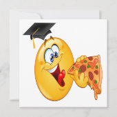 Graduation Pizza Party Invitation (Devant)