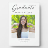 Graduation Plaque With Photo (Devant)