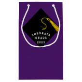 Graduation Purple Petit sac cadeau (Dos)