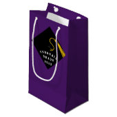 Graduation Purple Petit sac cadeau (Devant Angle)