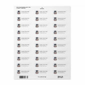 Graduation Return Address Labels (Full Sheet)