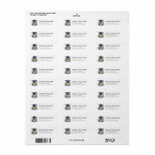 Graduation Return Address Labels (Full Sheet)