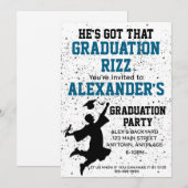 Graduation Rizz Party Invitation (Devant / Derrière)