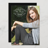 Graduation Sceau photo Faire-part de graduation (Devant / Derrière)