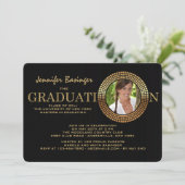 Graduation Shimmer Photo Invitation (Debout devant)