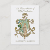 Graduation Souvenir Cartes de prière religieuses (Devant)