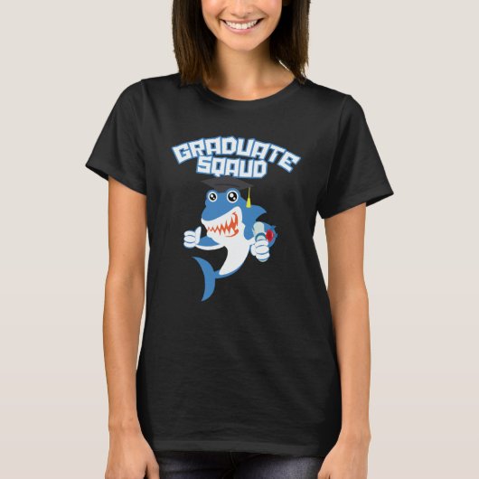 Graduation Squad  Shark Graduate T-shirt (Voorkant)