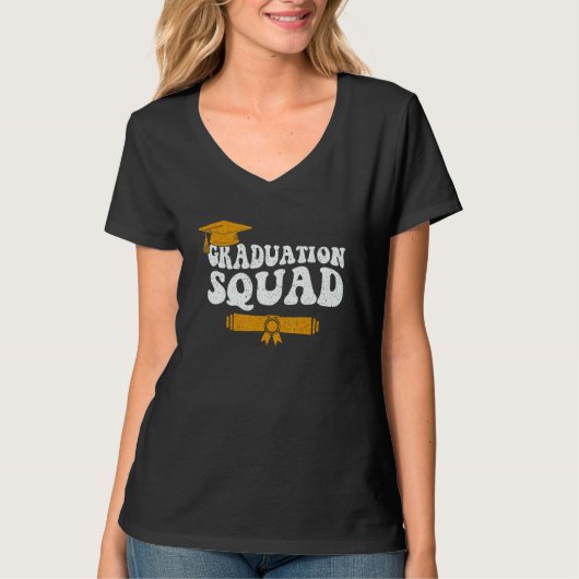 Graduation Squad Team Graduate Family Matching Gra T-shirt (Voorkant)
