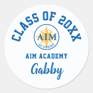 Graduation Stickers Aim Academy, Custom