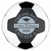 Graduation sur mesure nom et année de football (Devant)