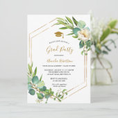 Graduation Verdure Florale et Golden Invitation (Debout devant)