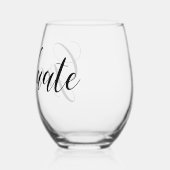 Graduation Verre à vin sans pierre (Gauche)