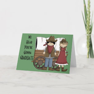Graduation We're Impressed! Card - Western Kaart