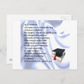    GraduationGrandson Poem Briefkaart (Voorkant / Achterkant)