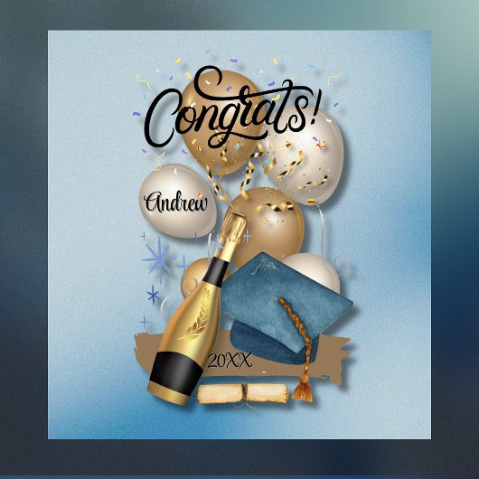 Graducatie Kaart Acryl Uitnodigingen