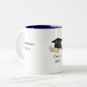 Gradué tasse de café personnalisée (Devant gauche)