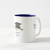 Gradué tasse de café personnalisée (Devant droit)