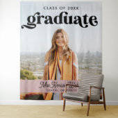 Gradueer Boho Chic Trendy Klas van 2025 Afstuderen Wandkleed (In situ)